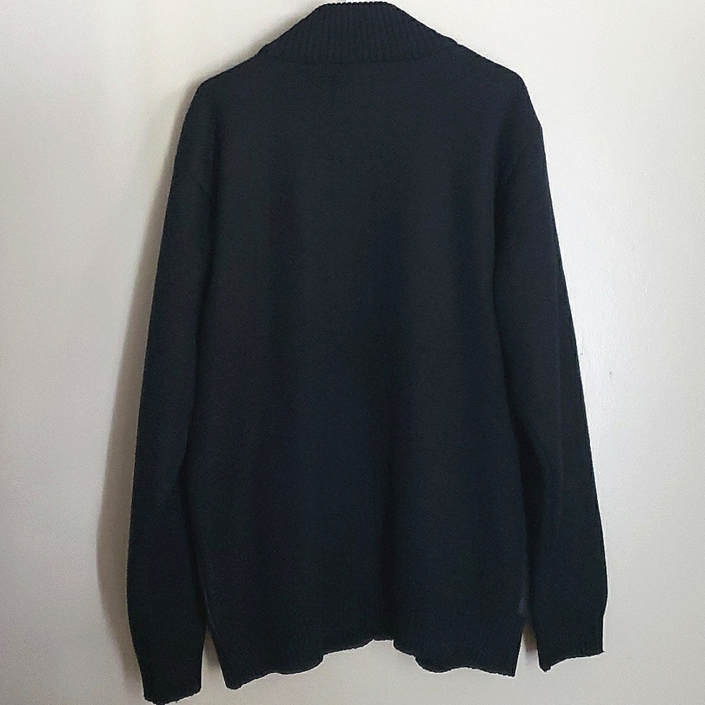 Six Lincoln Men’s Black/Navy Jacket - Picture 7 of 8